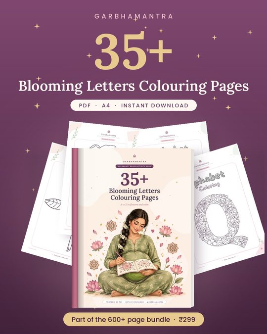 35+ Blooming Letters Colouring Pages